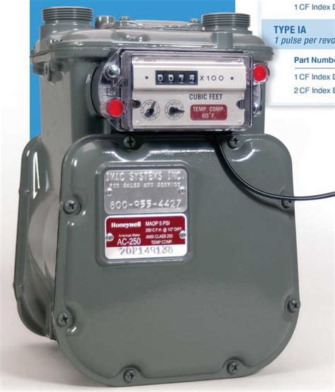 Elec Press the top button once or twice. . Honeywell gas meter